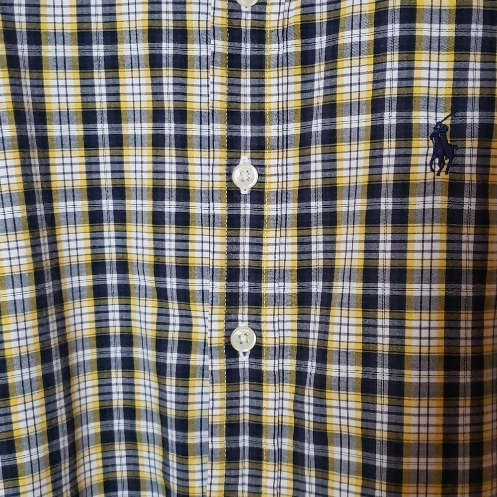Ralph Lauren Plaid Short Sleeve Shirt Size S